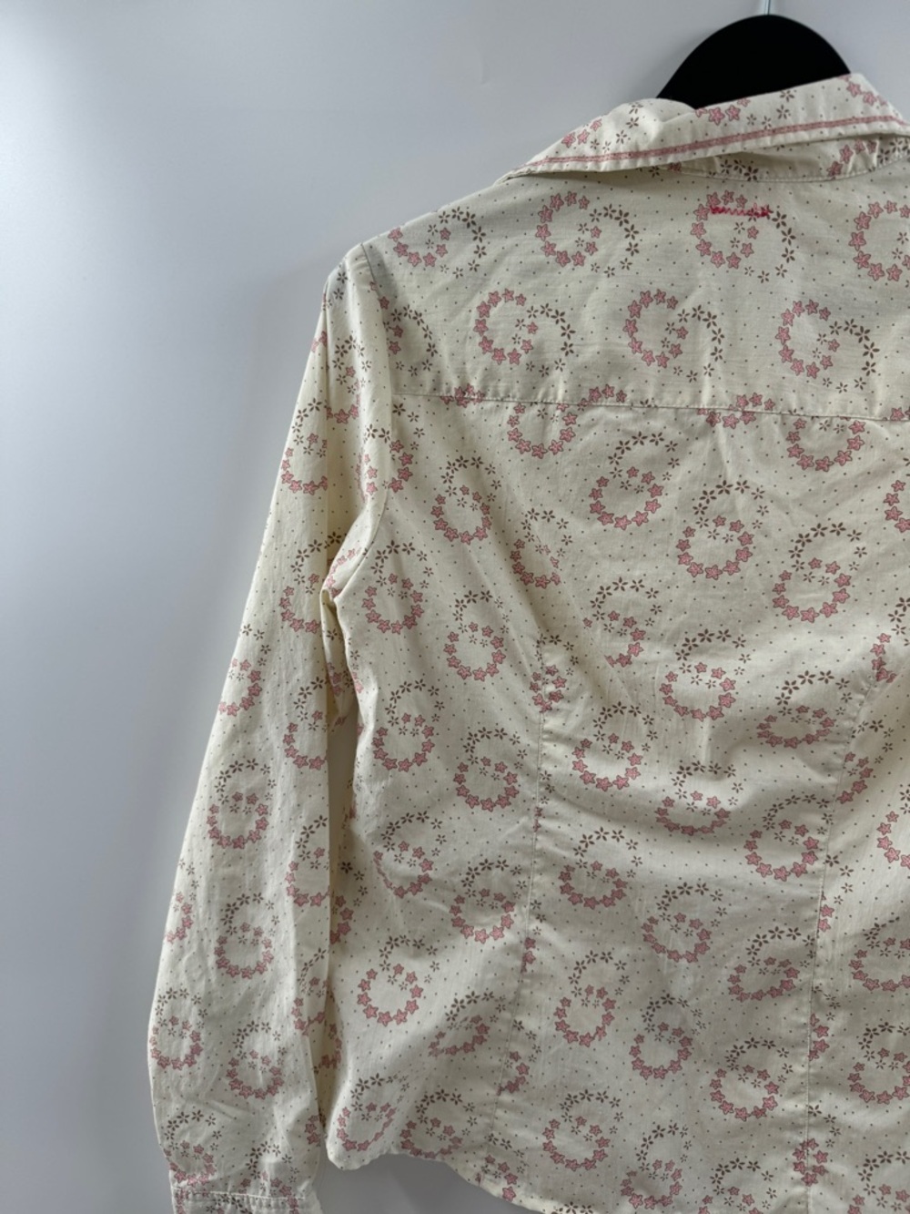 Free People Sleepwear Printed Button Down Top – Women’s Medium - Picture 7 of 8